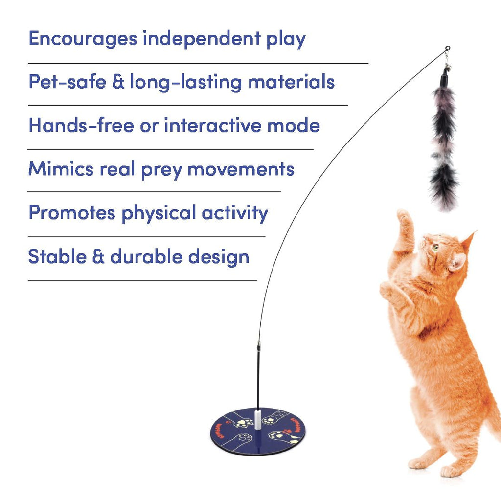 Paw Pow Interactive Cat Wand Toy
