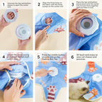 Paw Paw Peek-A-Boo Interactive Cat Toy – 5-Point Feather Hunting Game with Bird Sounds