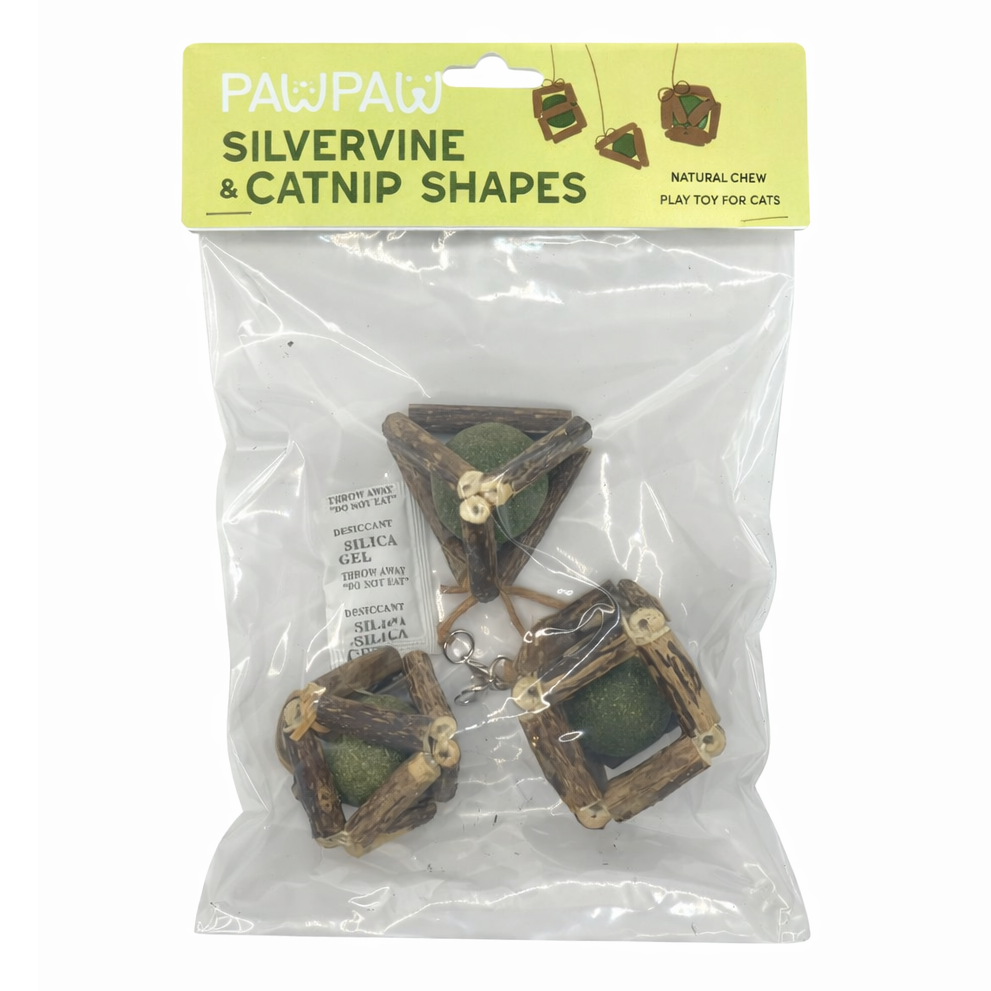 Nature's Treat – Silvervine & Catnip Ball 3 Pack