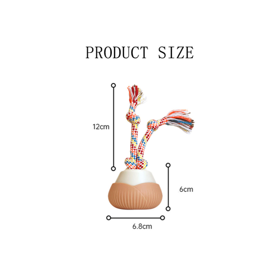 WhirlyBird- Random Moving Dog Toy with Rope